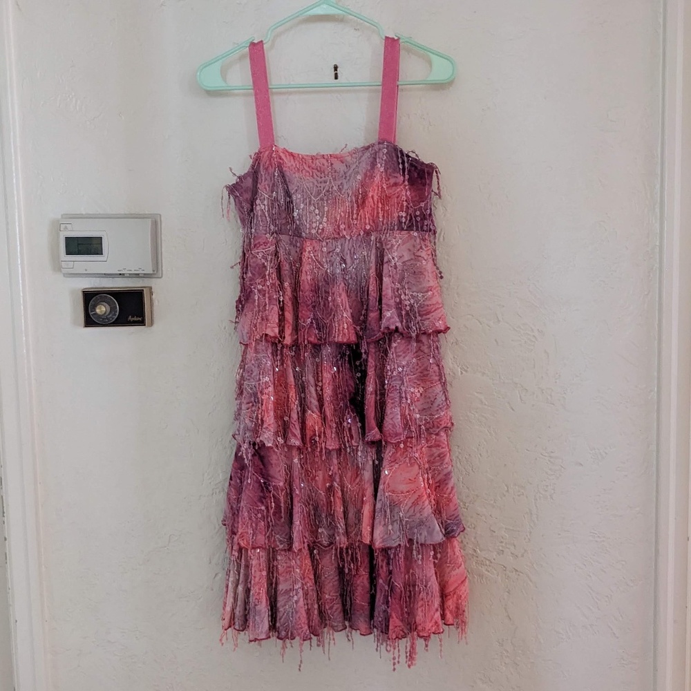 Retro Y2K Pink party dress